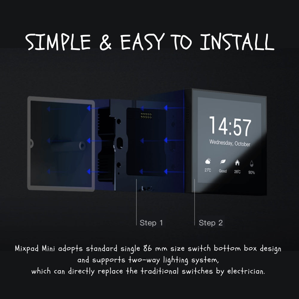 MixPad Mini Super Smart Panel ORVIBO mintel technology lahore pakistan MixPad Mini Super Smart Panel ORVIBO mintel technology lahore pakistan